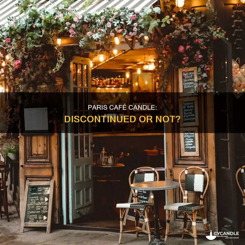 is paris cafe candle discontinued