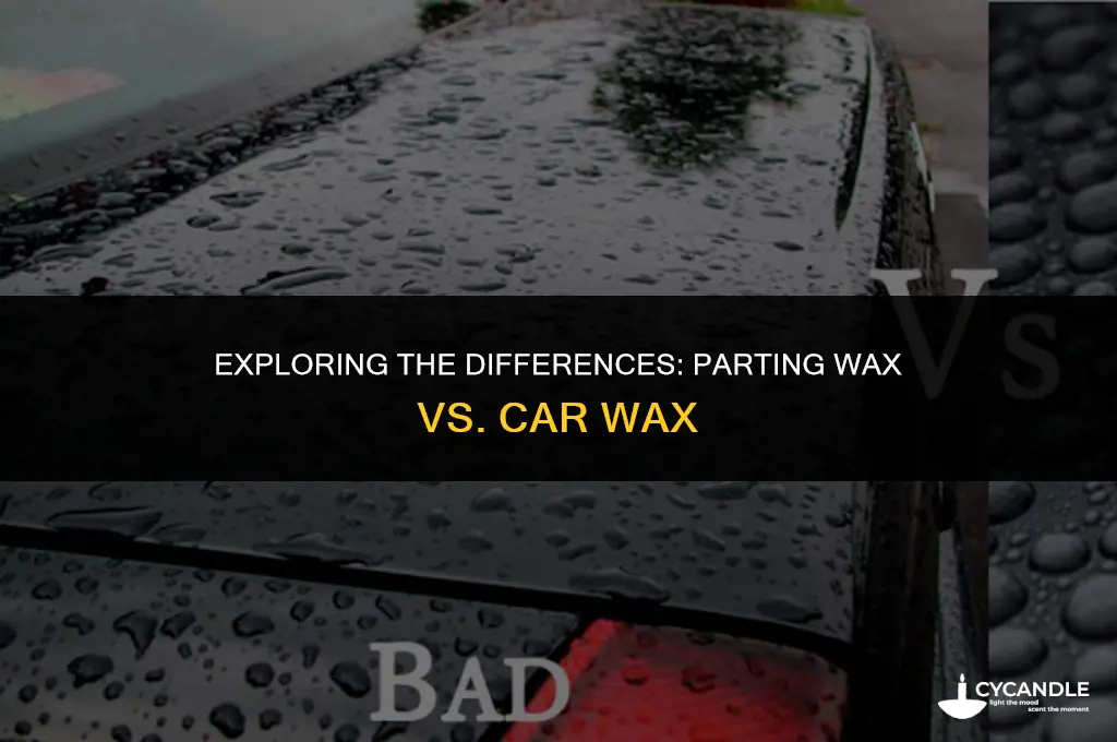 is parting wax different from car wax