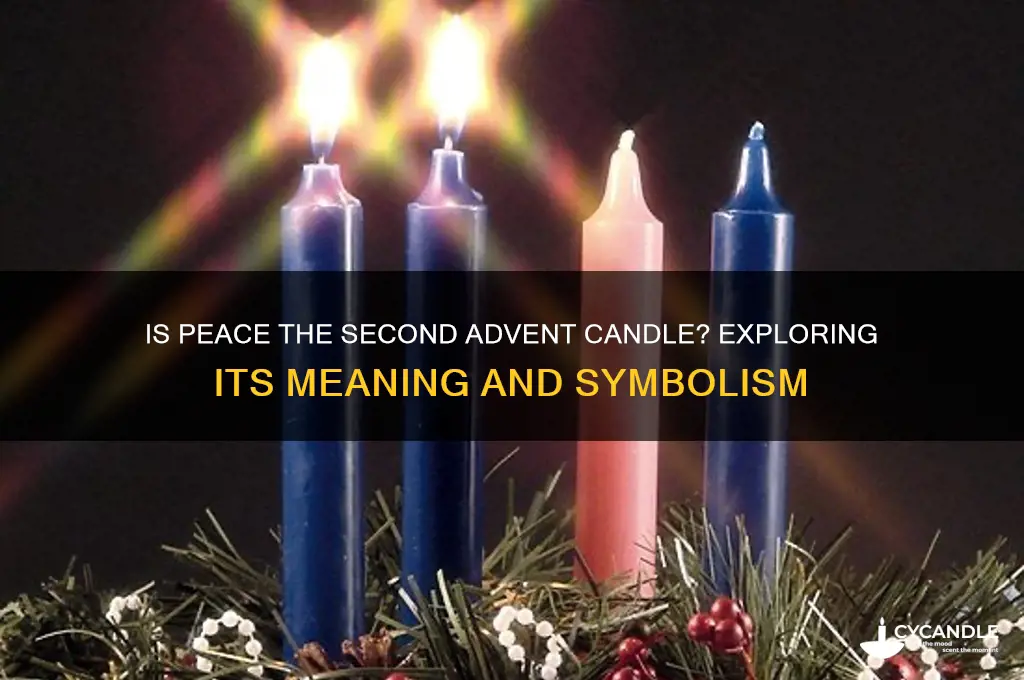 is peace the secound advent candle