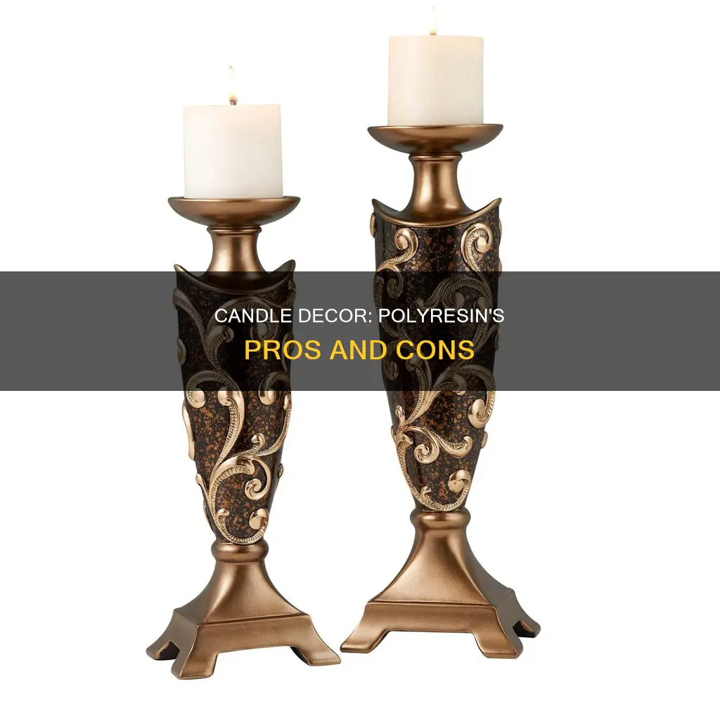 is polyresin on a candle