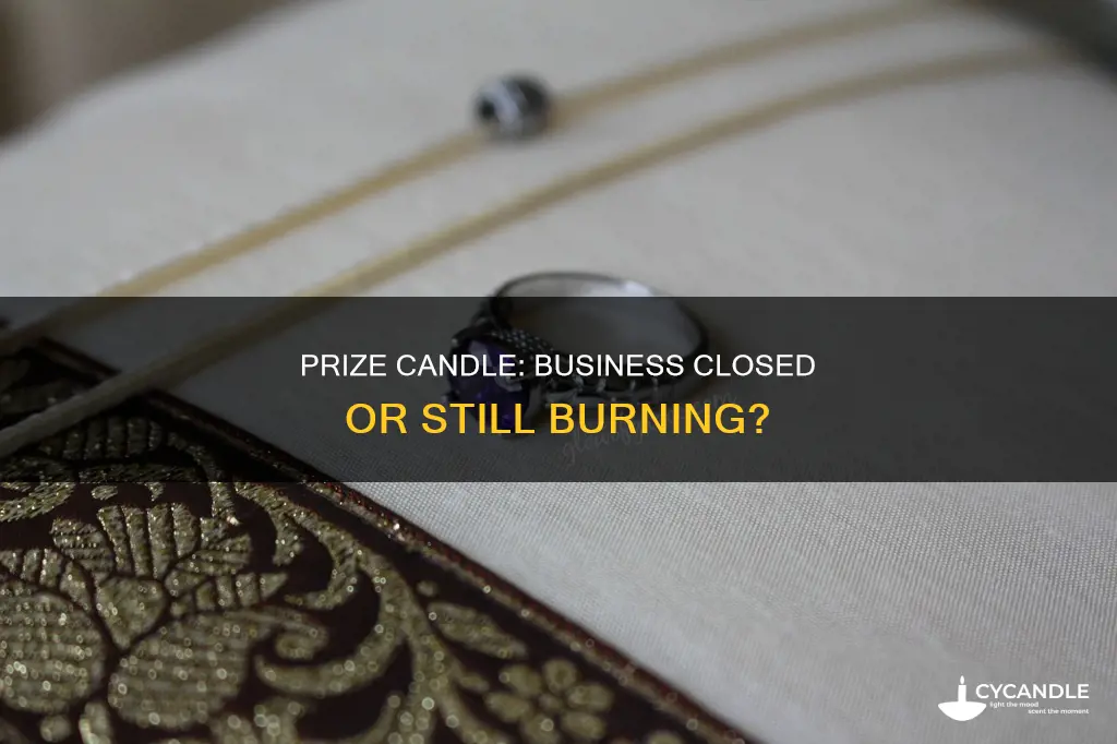 is prize candle out of business