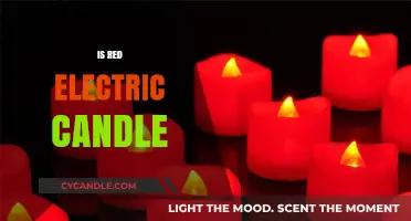 Electric Candles: A Safe Red Glow