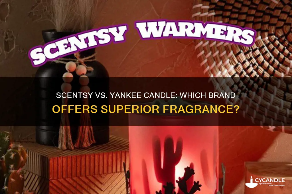 is scentsy better than yankee candle