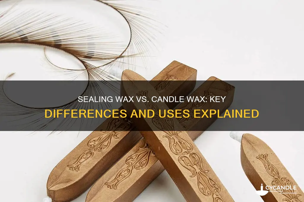 is sealing wax different from candle wax