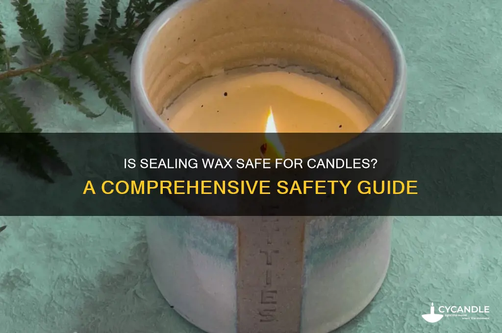is sealing wax safe for candles