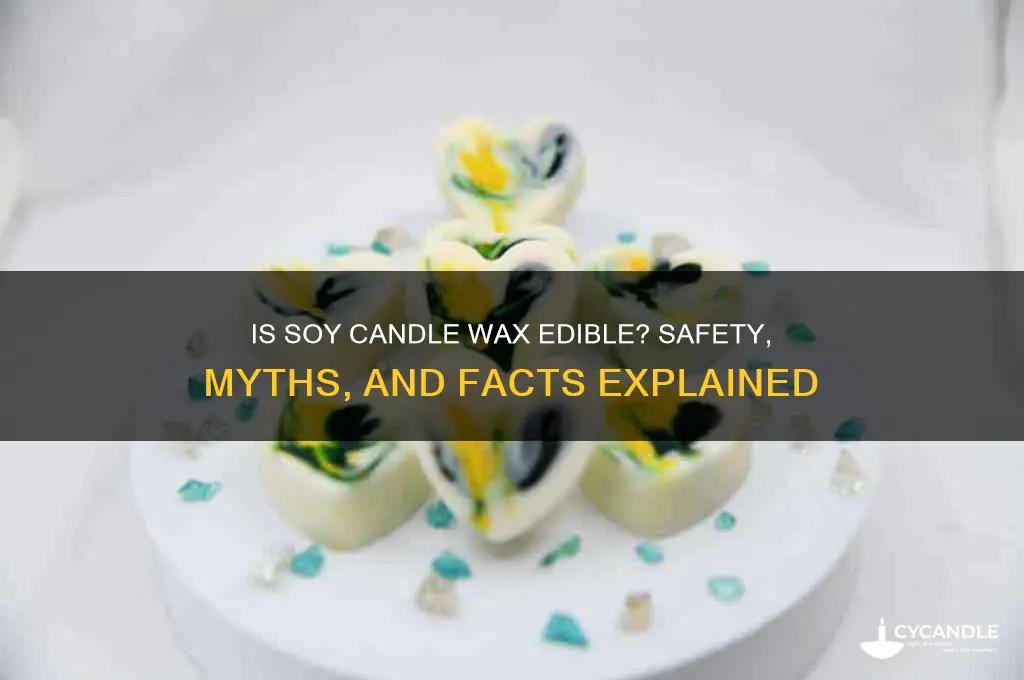 is soy candle wax edible
