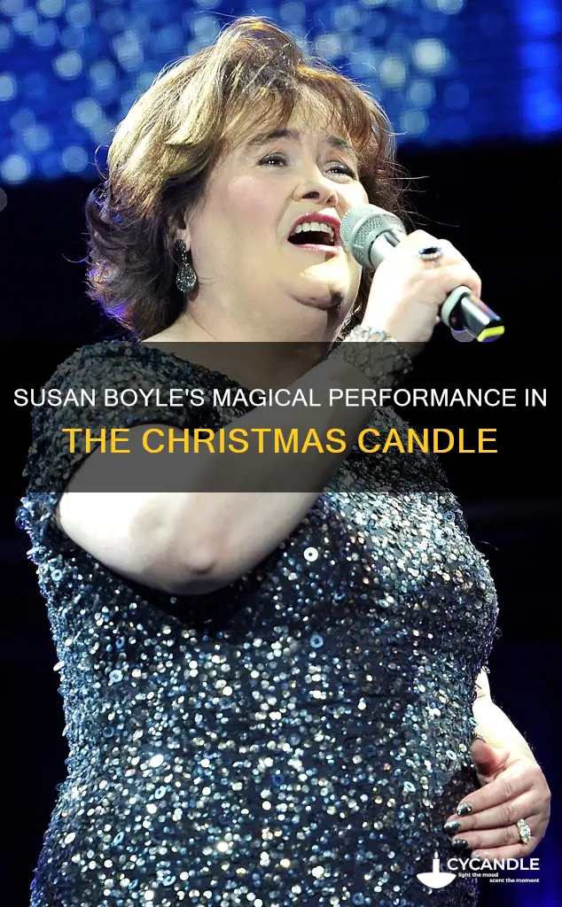 is susan boyle in the christmas candle
