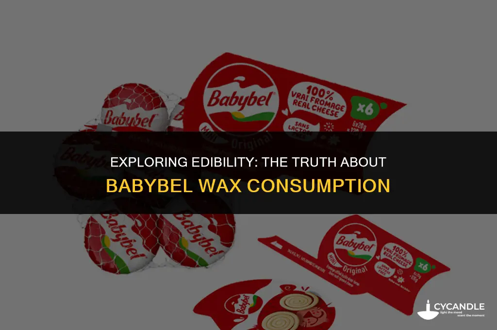 is the babybel wax edible
