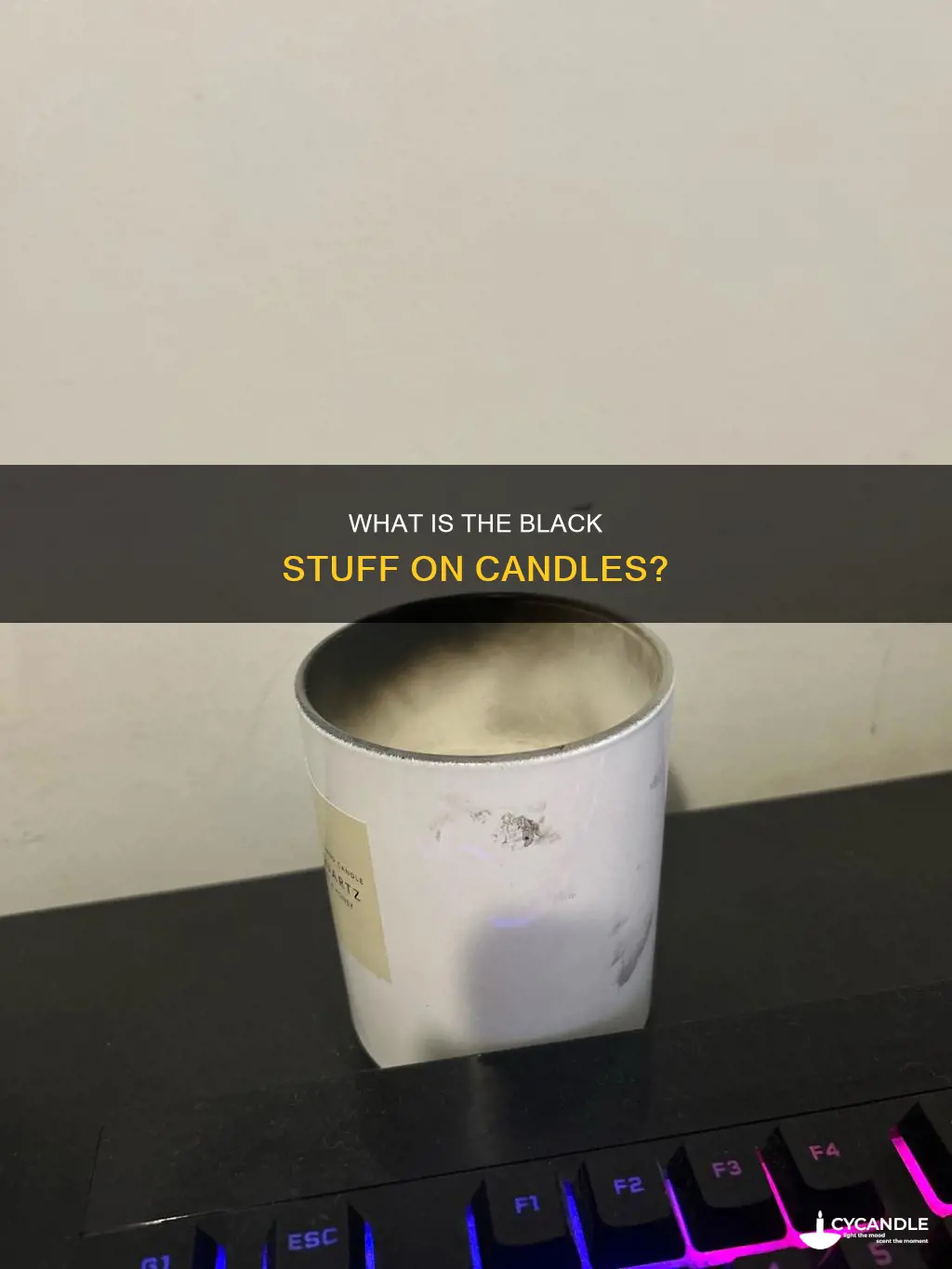 is the black stuff lead from candles