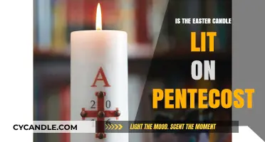 The Easter Candle: Pentecost Lighting Tradition