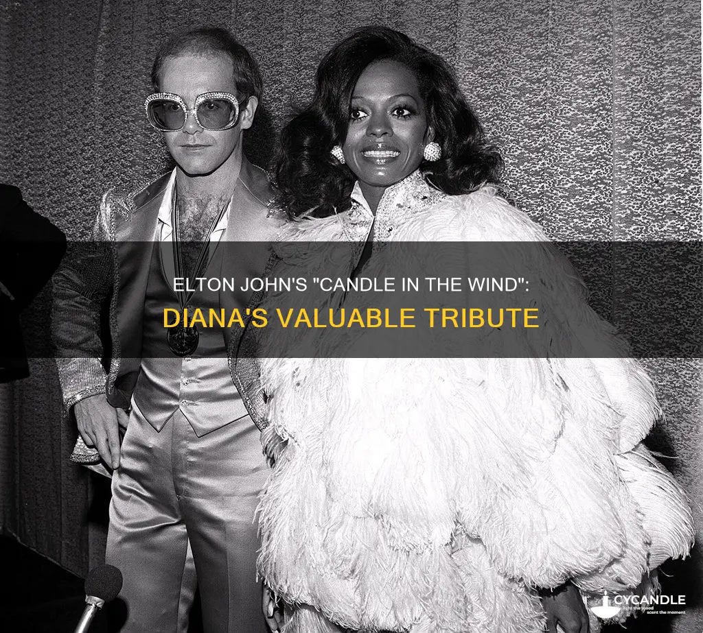 is the elton john candle in wind diana valuable