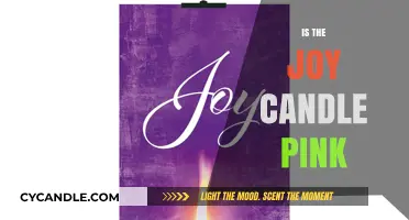 Joy Candle: A Pink Delight