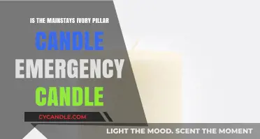 Ivory Pillar Candles: Emergency Lighting Solution?