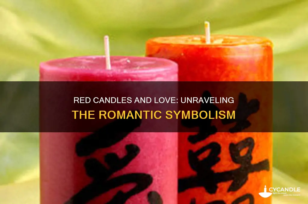 is the red candle mean love