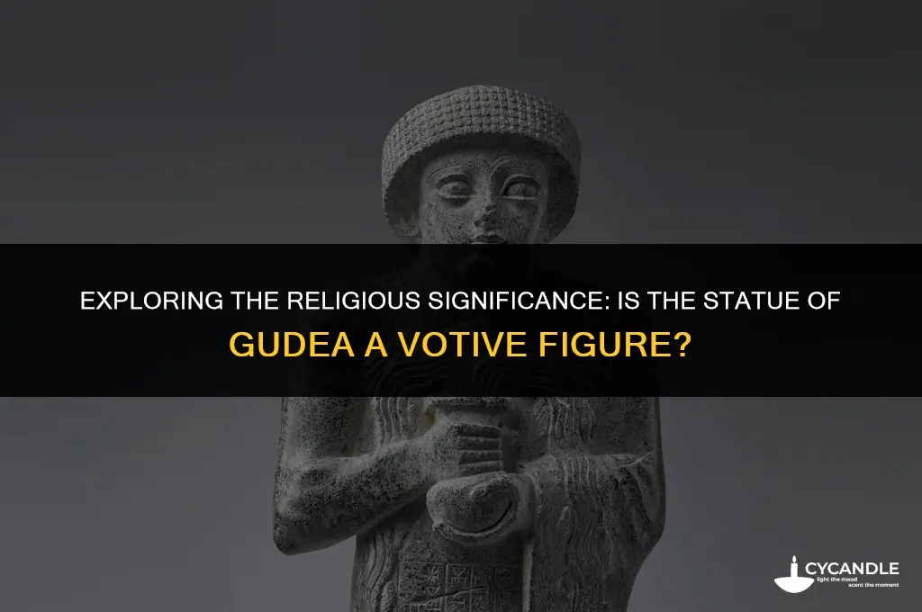 is the statue of gudea a votive figure