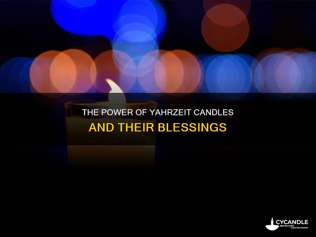 is there a bracha on yartzheit candle