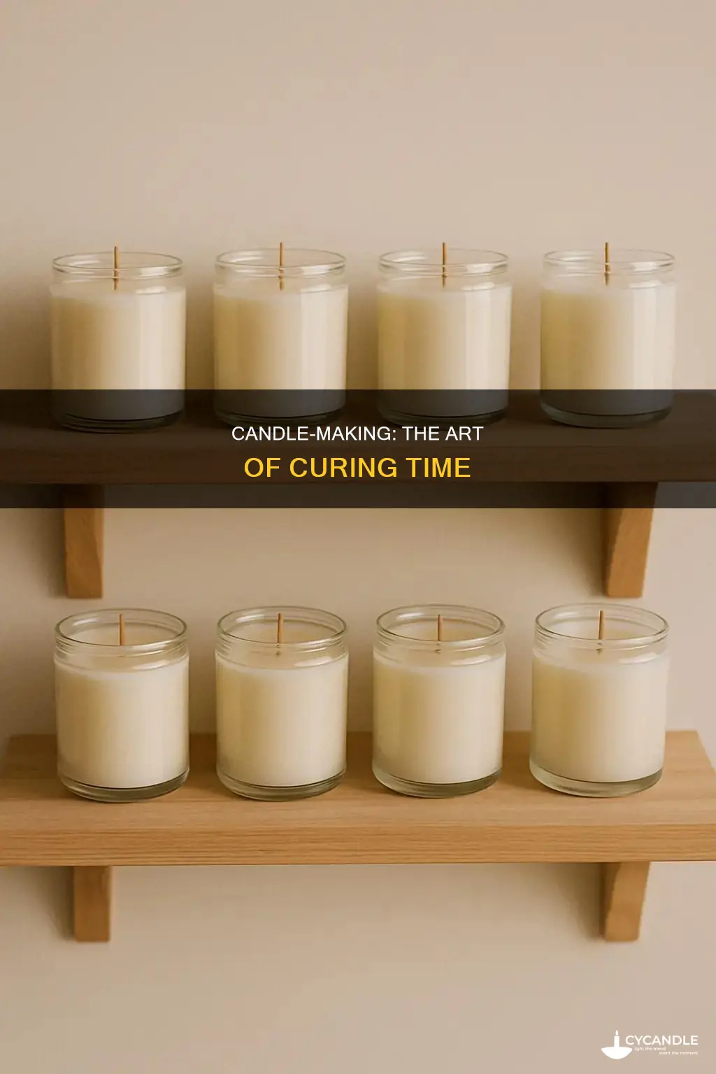 is there a cure time for candle making