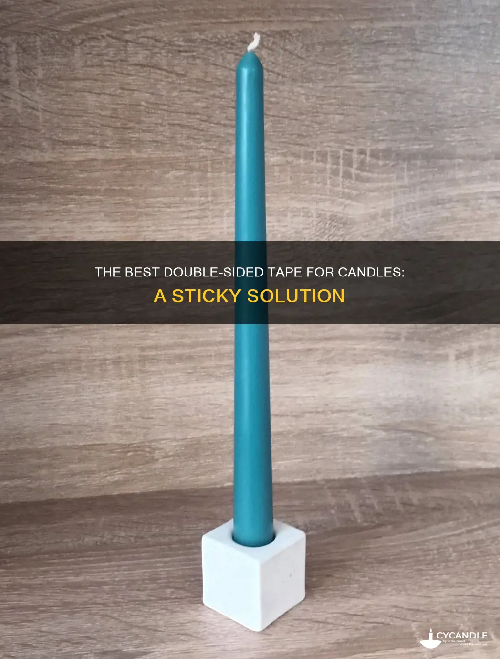 is there a double back tape for candles