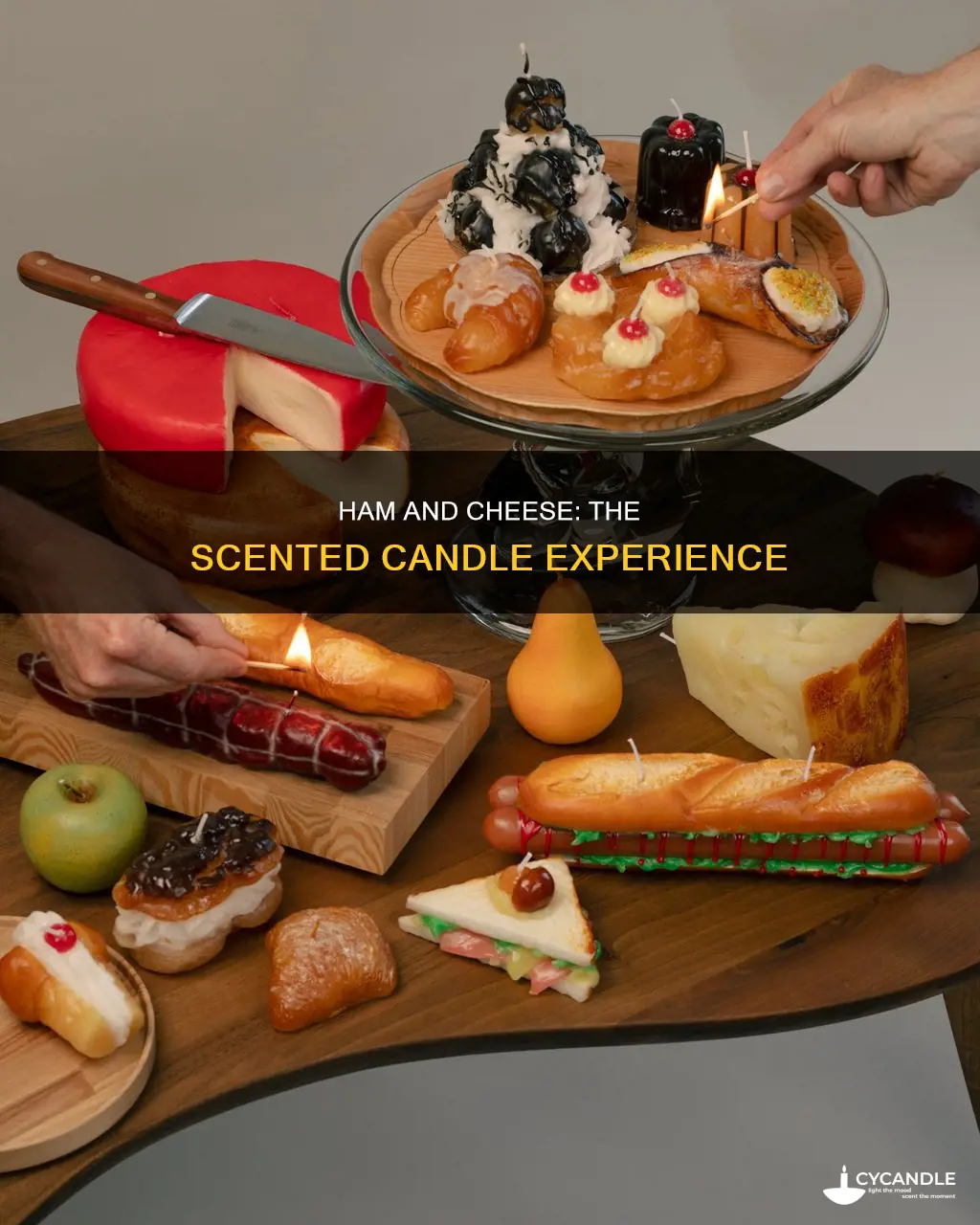 is there a ham and cheese candle