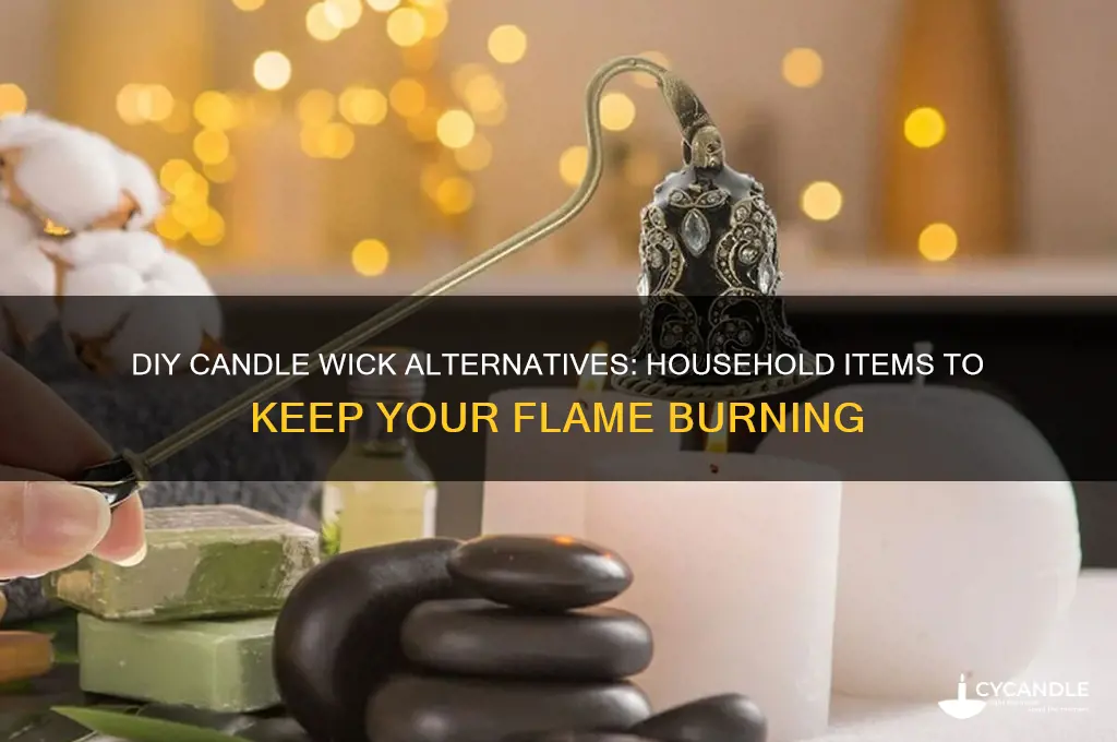 is there a household substitution for candle wick