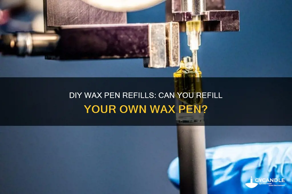 is there a wax pen i can refill myself