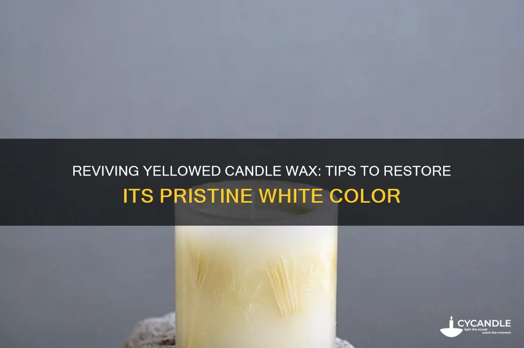 is there a way to make candle wax white again