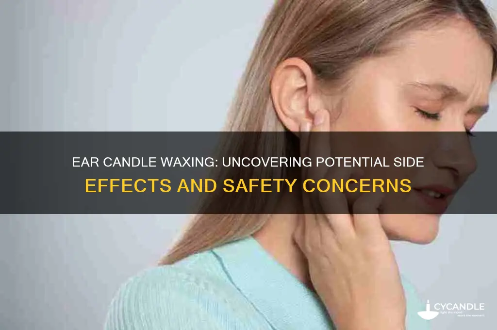 is there any side effects from ear candle waxing