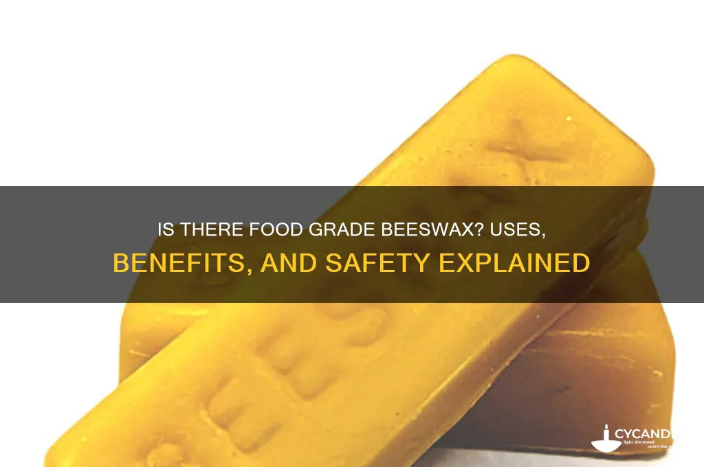 is there food grade beeswax