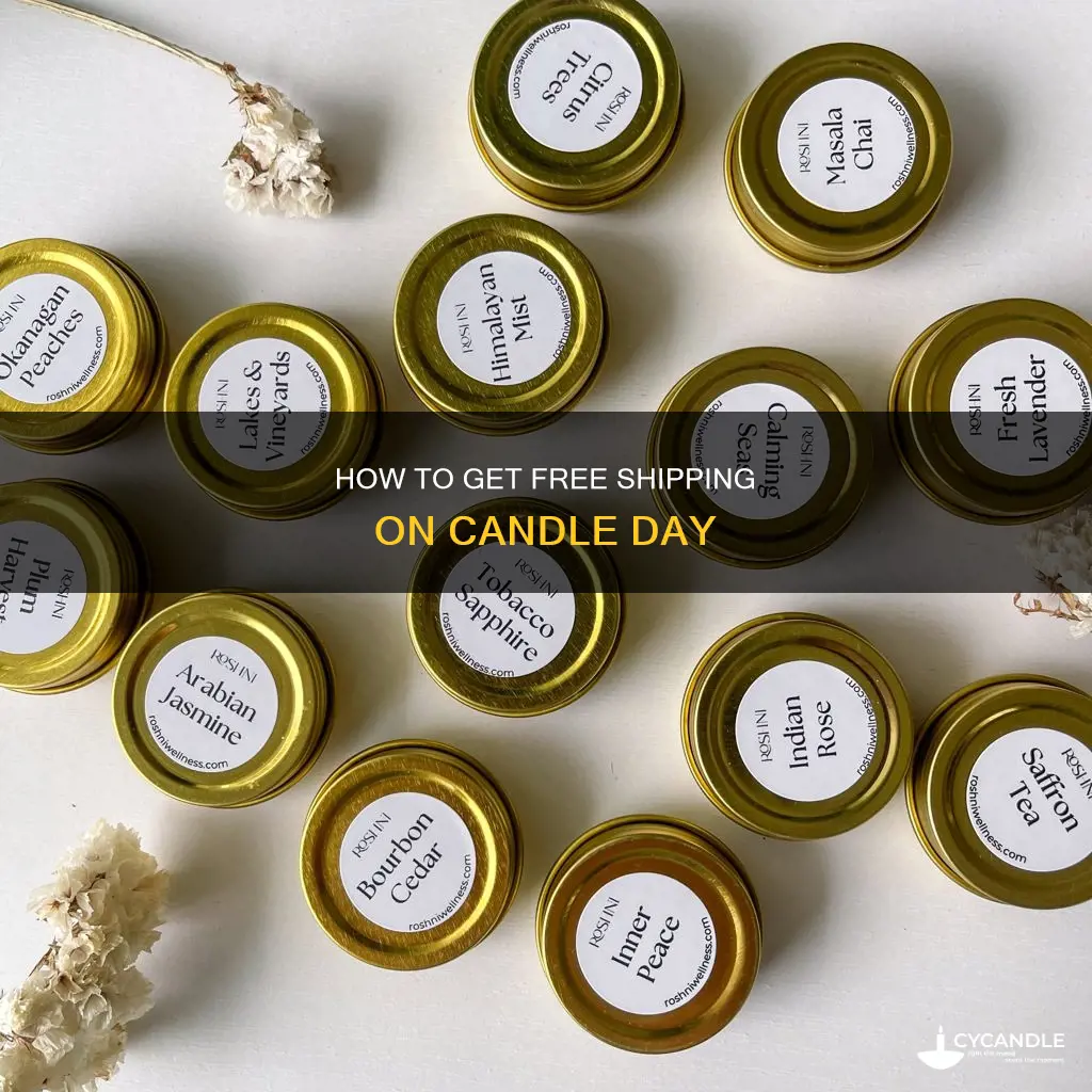 is there free shipping on candle day