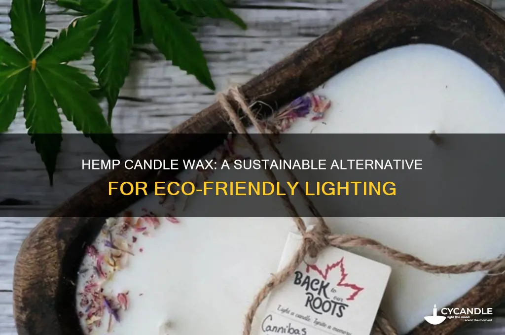 is there hemp candle wax