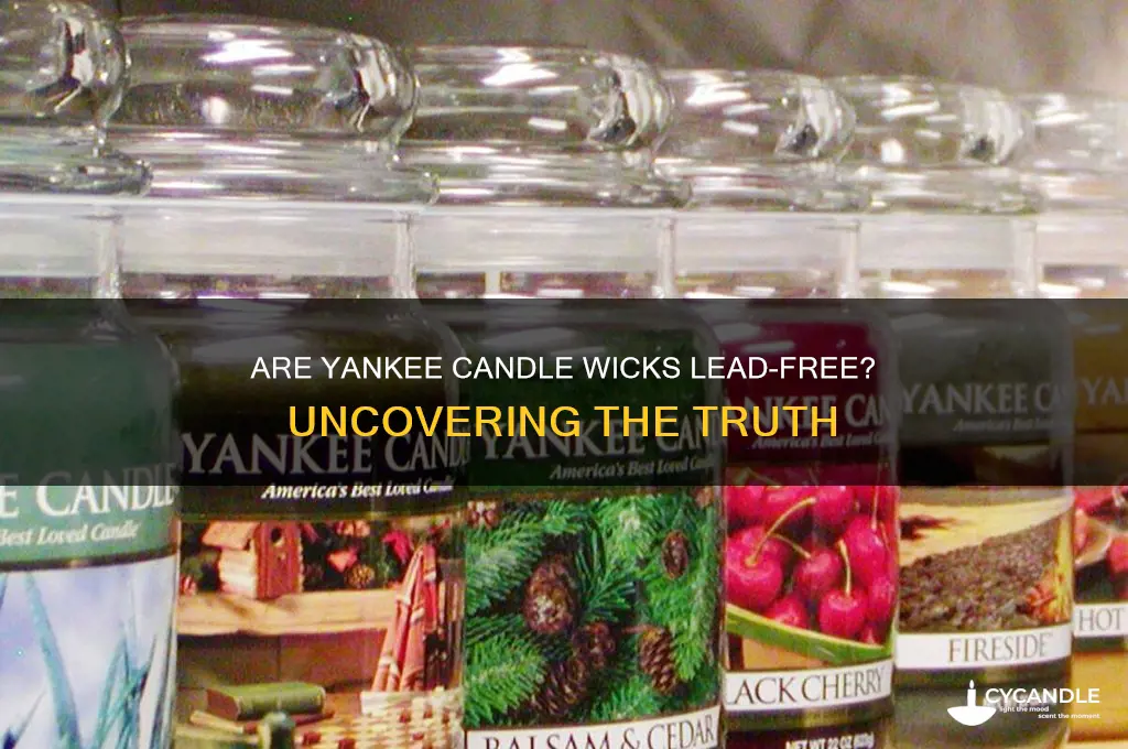 is there lead in yankee candle wicks