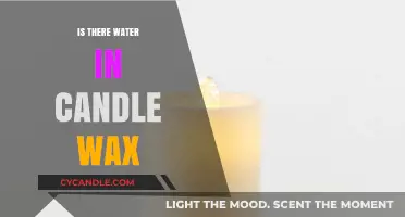 Is There Water in Candle Wax? Unveiling the Surprising Truth