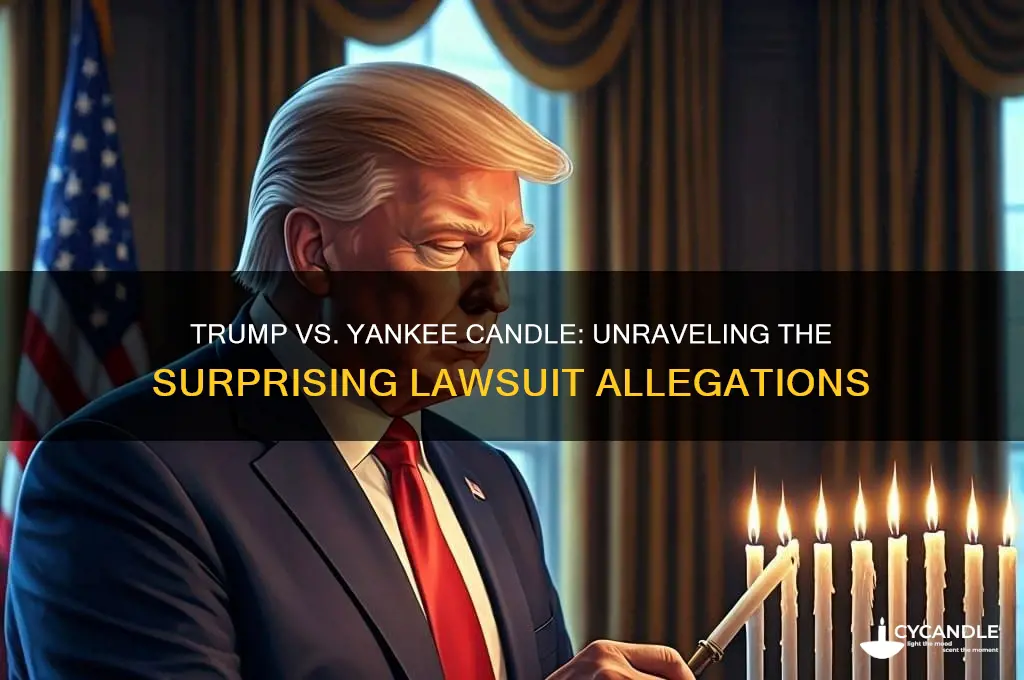 is trump suing yankee candle