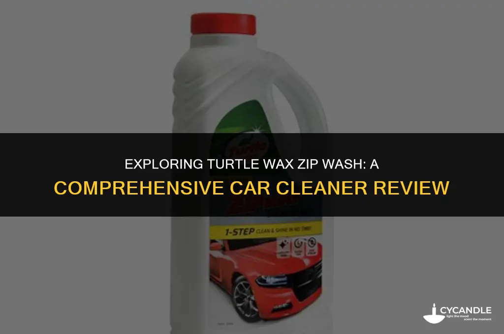 is turtle wax zip wash a good car cleaner