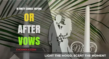 Unity Candle Placement: Before or After Vows?