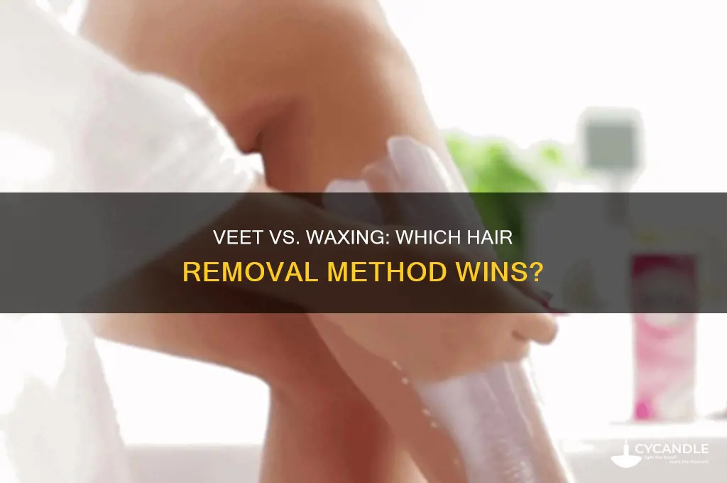 is veet hair removal cream better than waxing