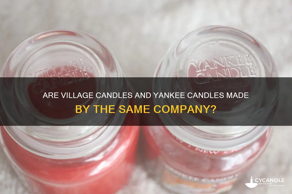 is village candle made by yankee candle