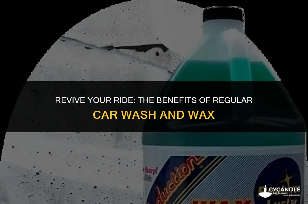is wash and wax good for car
