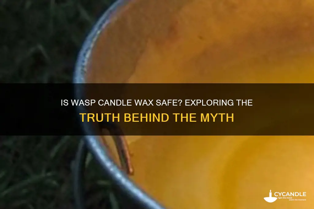 is wasp candle wax