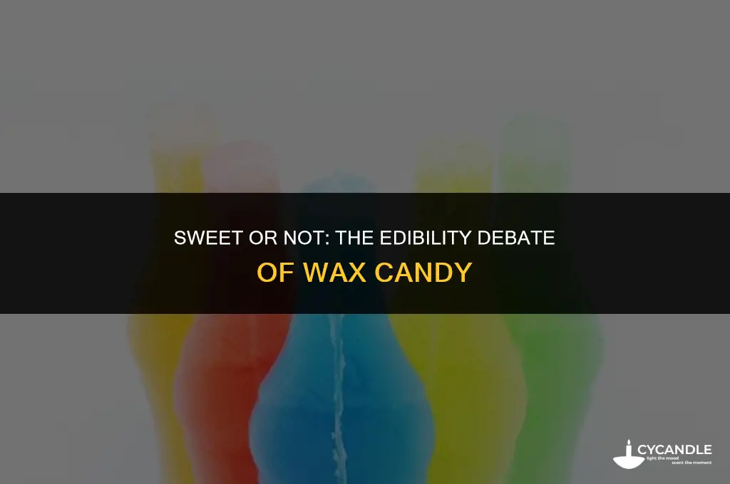 is wax candy edible