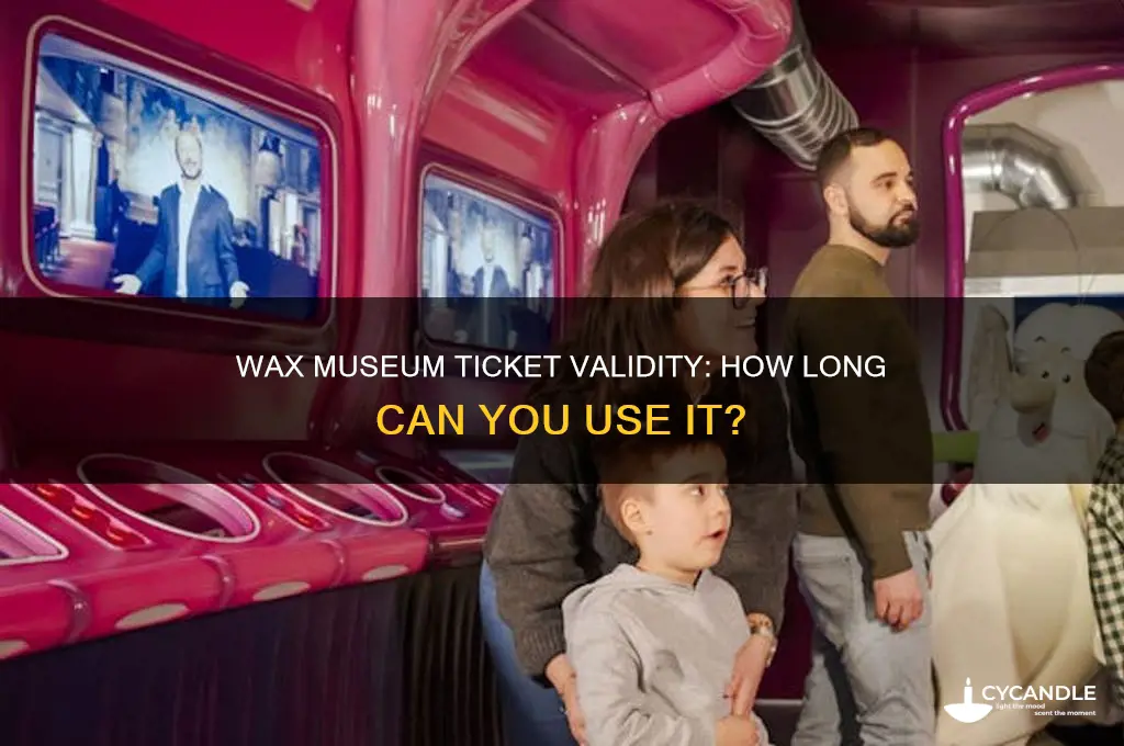 is wax museum ticket can valid for how long