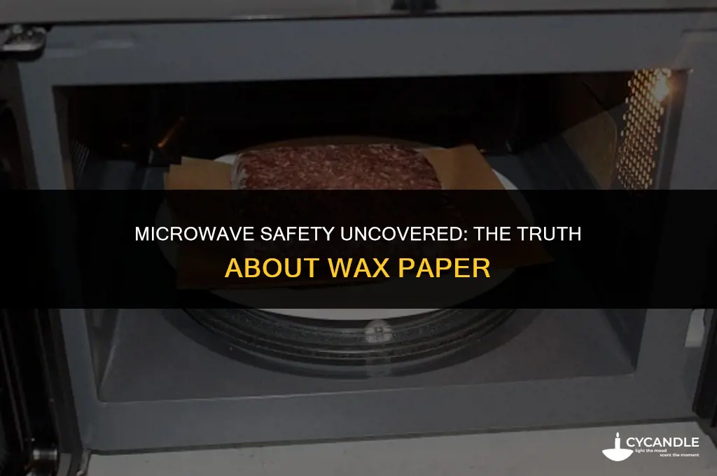is wax paper microwave safe