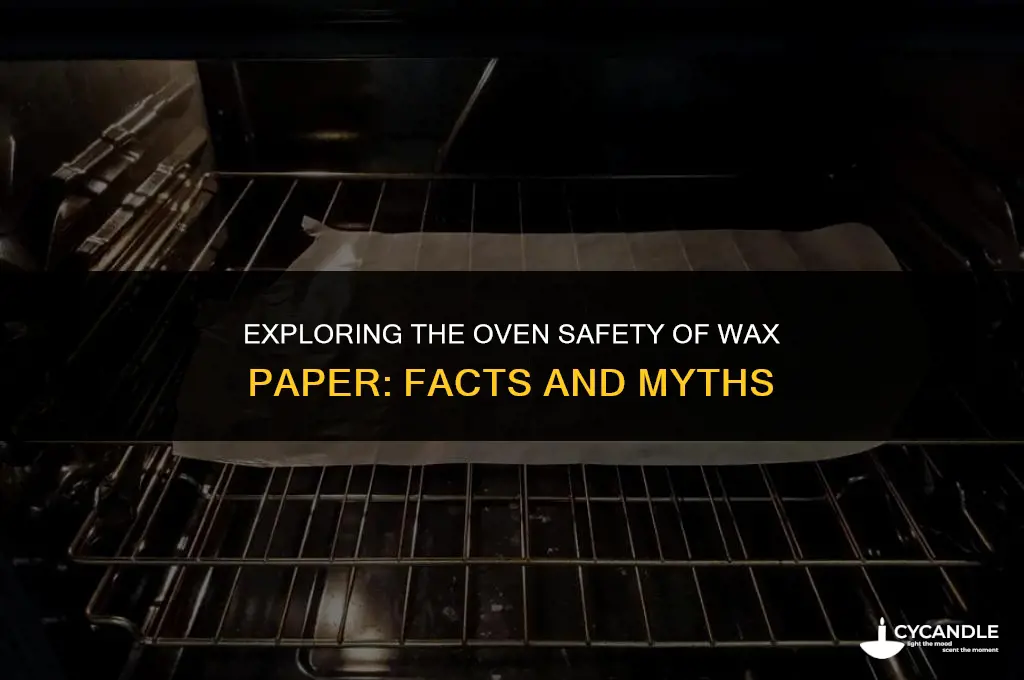 is wax paper oven safe