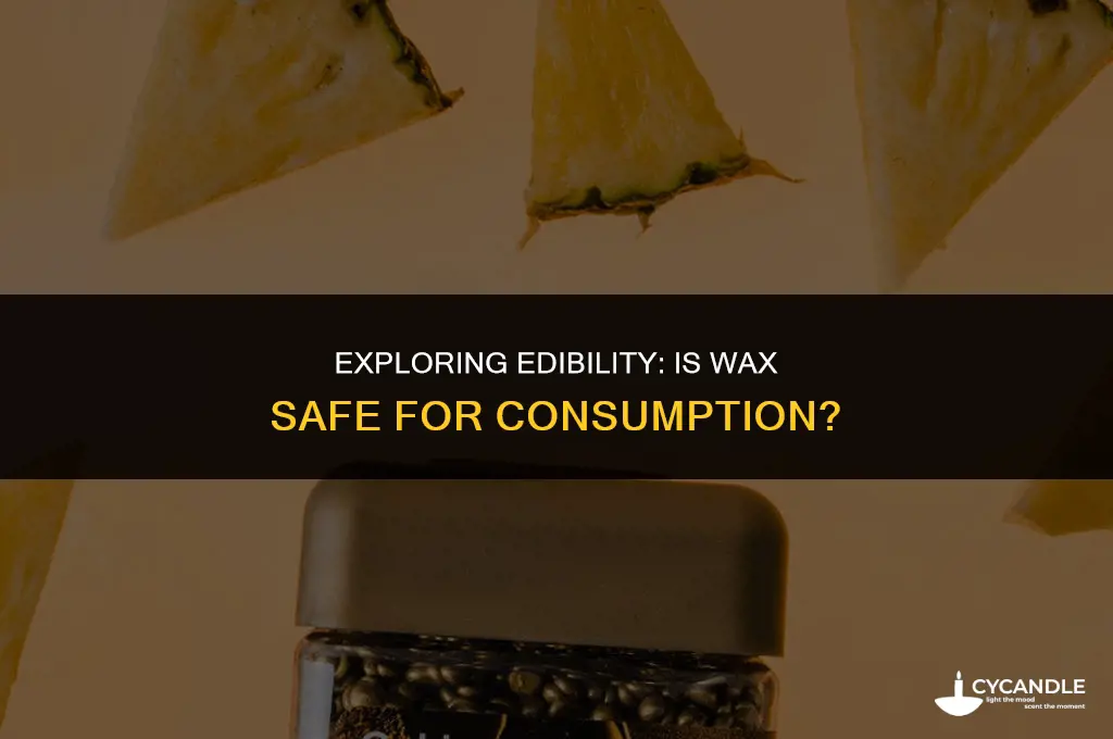 is wax safe to eat