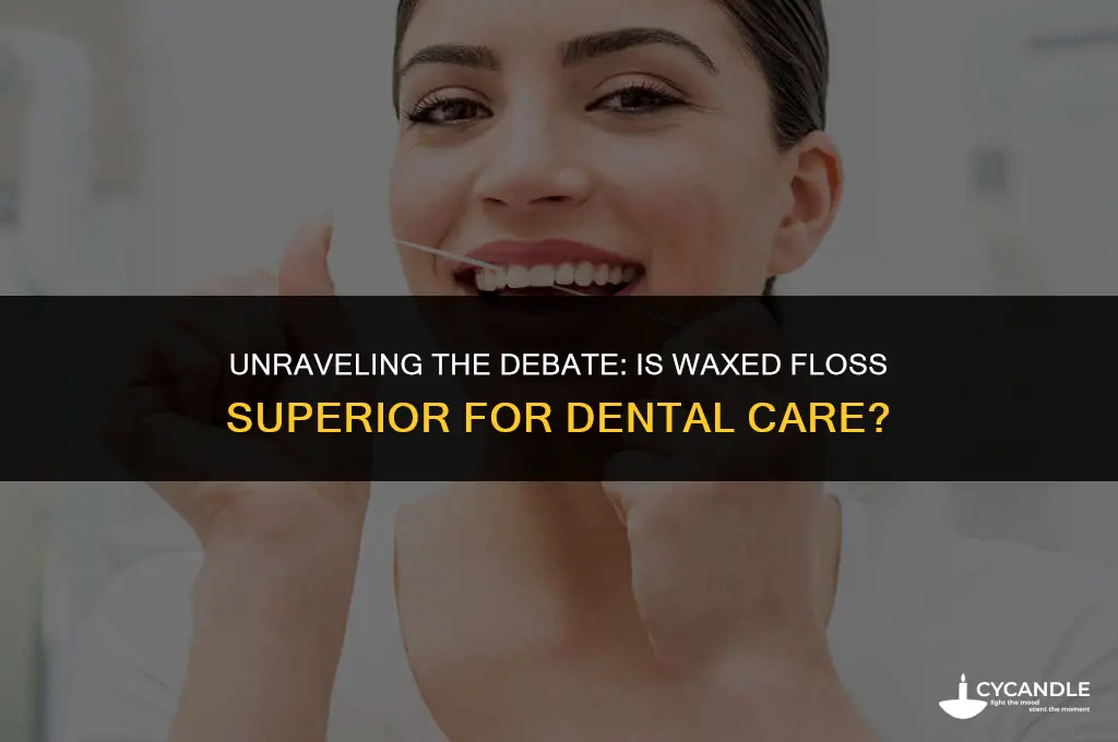 is waxed floss better