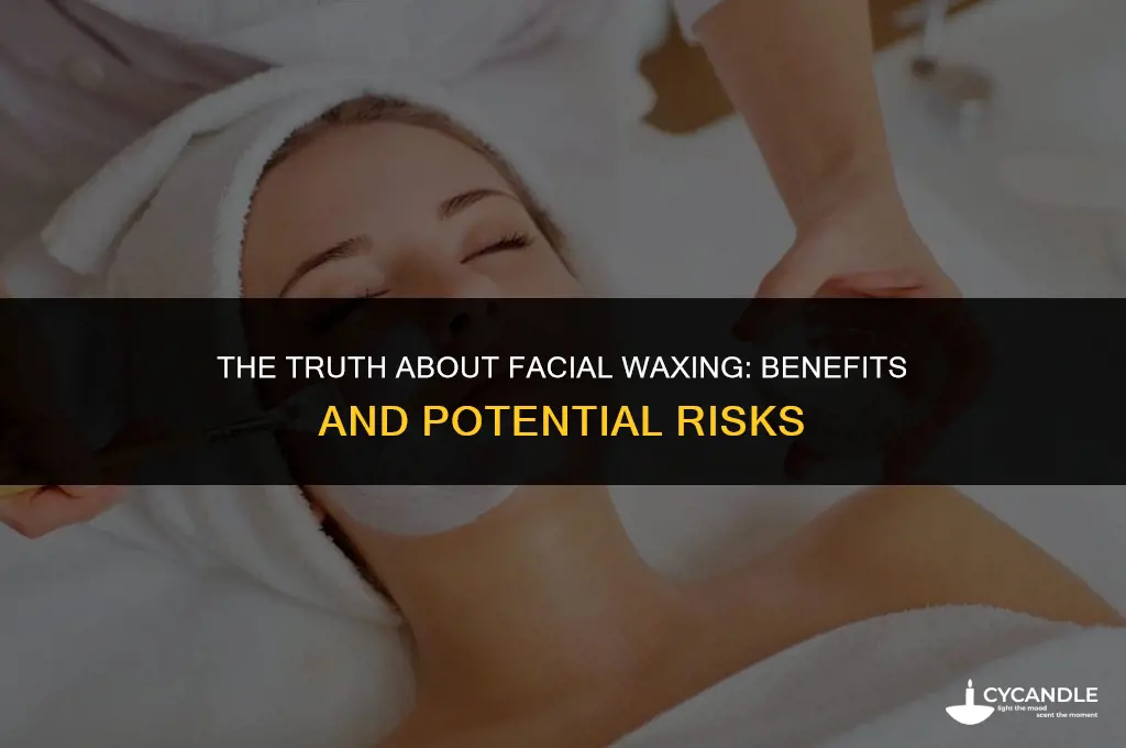 is waxing face bad