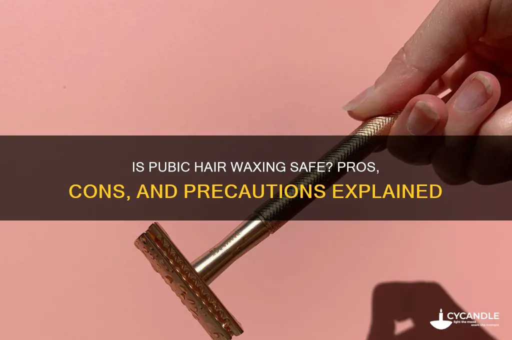 is waxing safe to remove pubic hair