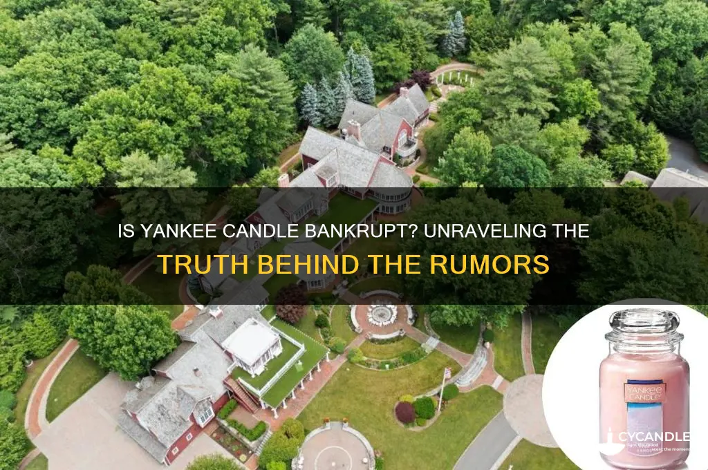 is yankee candle bankrupt