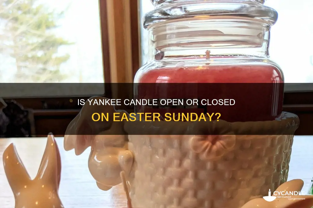 is yankee candle closed on easter