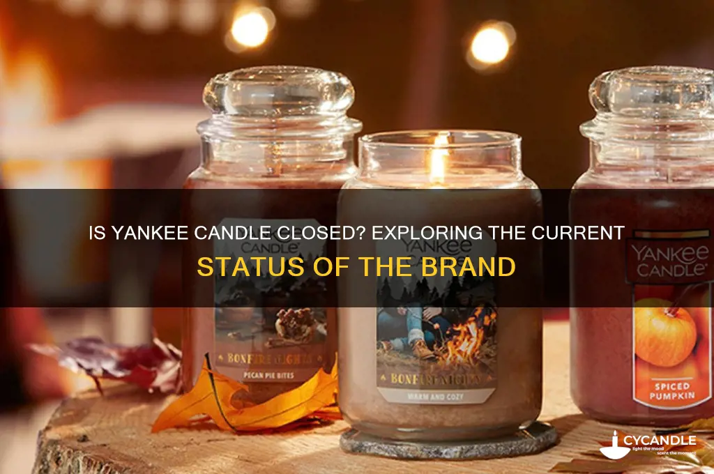 is yankee candle closed